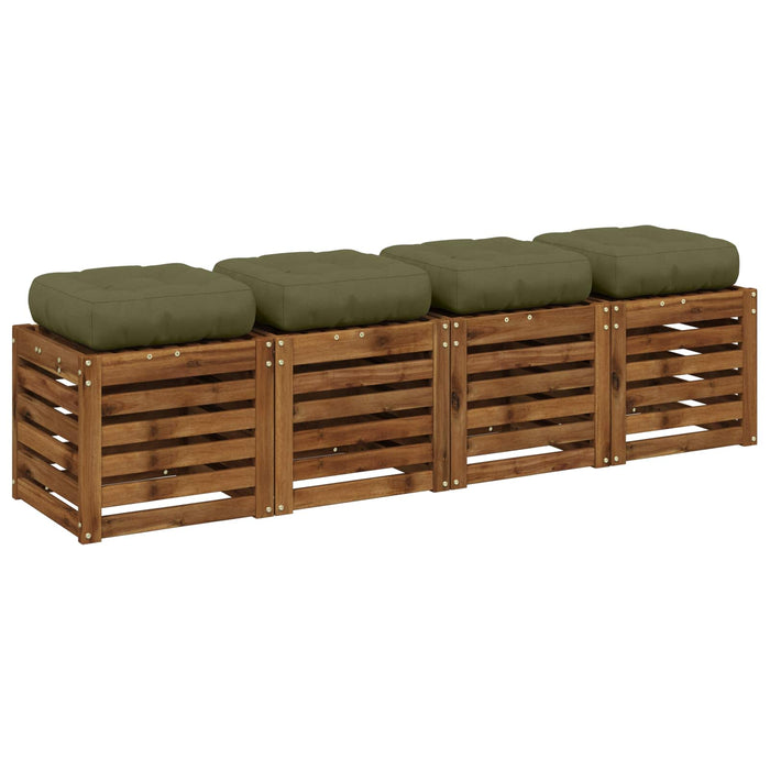 Perne pentru șezut cu 4 piese VIANEN 4 pcs 100% Polyester - WALTI WALTI