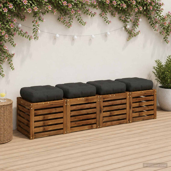 Perne pentru șezut cu 4 piese VIANEN 4 pcs 100% Polyester WALTI