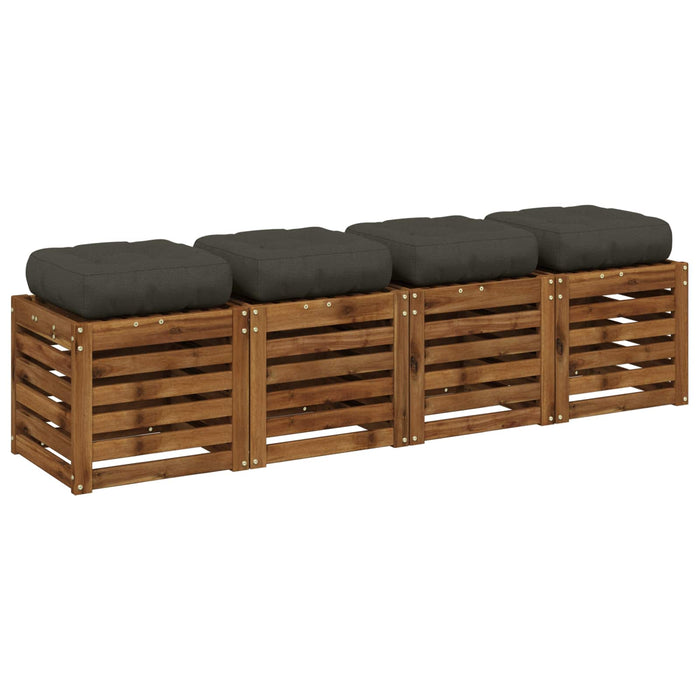 Perne pentru șezut cu 4 piese VIANEN 4 pcs 100% Polyester - WALTI WALTI