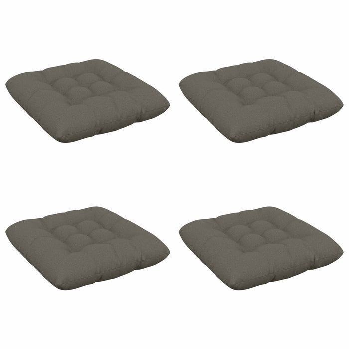 Perne de Șezut VIANEN 4 buc. 100% Polyester Gri 60 x 60 x 12 cm WALTI