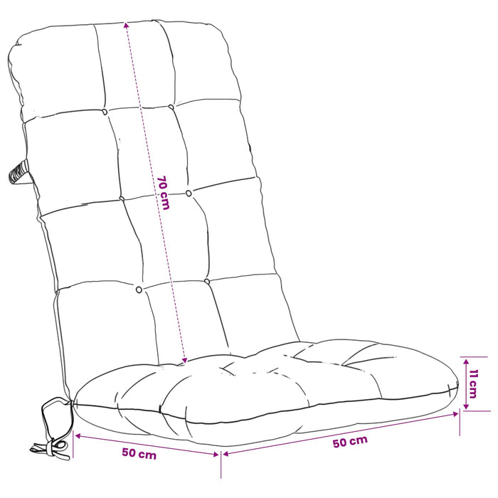 Perne pentru Scaune cu Spătar Înalt - Set de 6 VIANEN 6 pcs WALTI