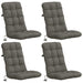 Perne pentru Scaune cu Spătar Înalt - Set de 4 VIANEN 4 pcs Gri - WALTI WALTI