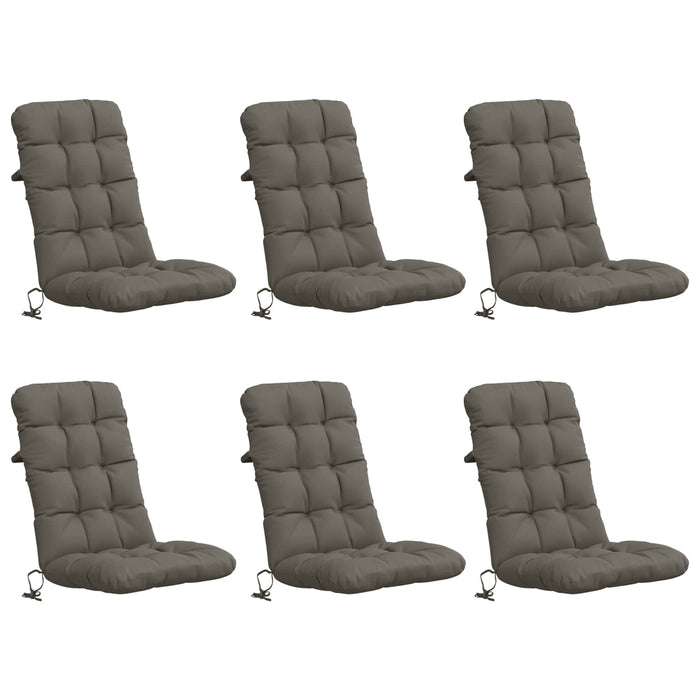 Perne pentru Scaune cu Spătar Înalt - Set de 6 VIANEN 6 pcs Gri WALTI