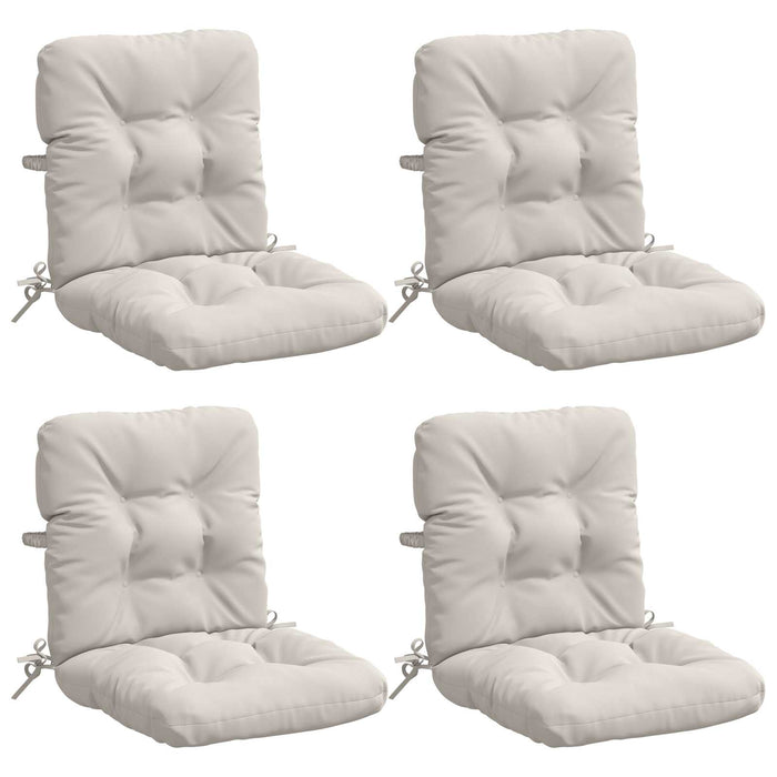 Perne pentru Scaune cu Spătar Înalt - Set de 4 VIANEN 4 pcs Alb WALTI