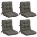 Perne pentru Scaune cu Spătar Înalt - Set de 4 VIANEN 4 pcs Gri - WALTI WALTI