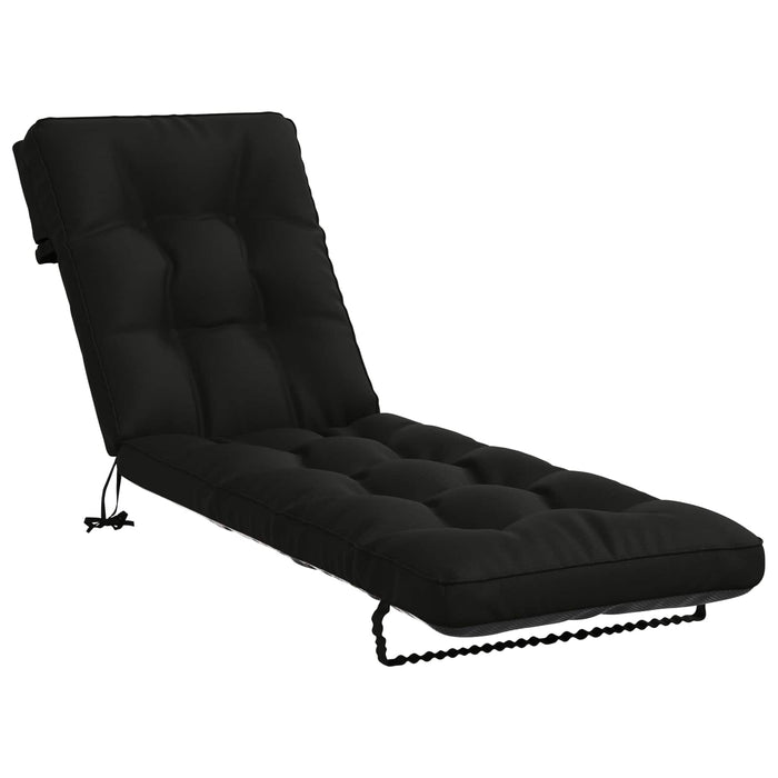 Perna pentru Șezlong VIANEN 100% Polyester Negru WALTI