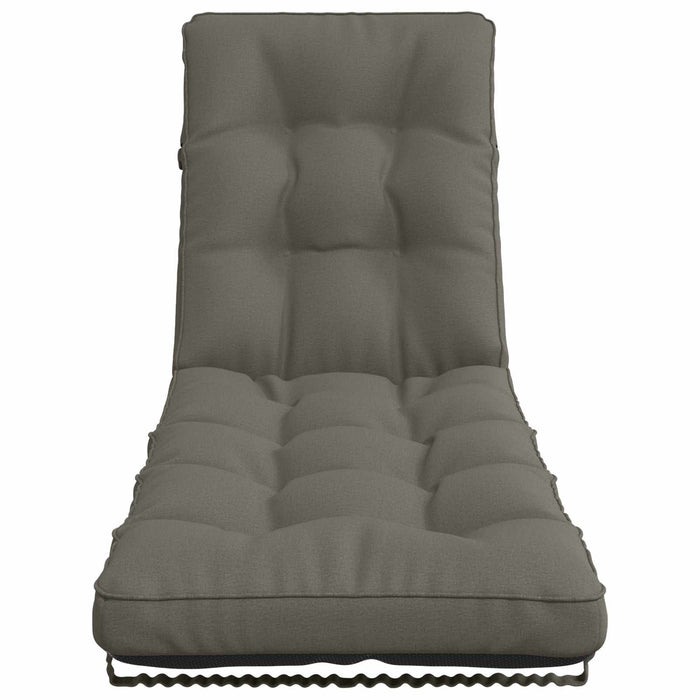 Perna pentru Șezlong VIANEN 100% Polyester Gri 200 x 55 x 8 cm WALTI