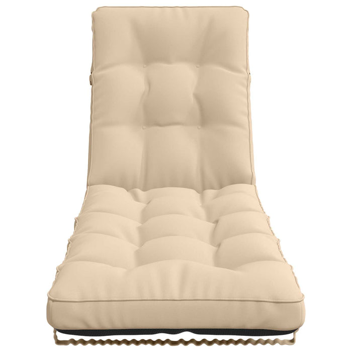 Perna pentru Șezlong VIANEN 100% Polyester Crem 200 x 55 x 8 cm WALTI