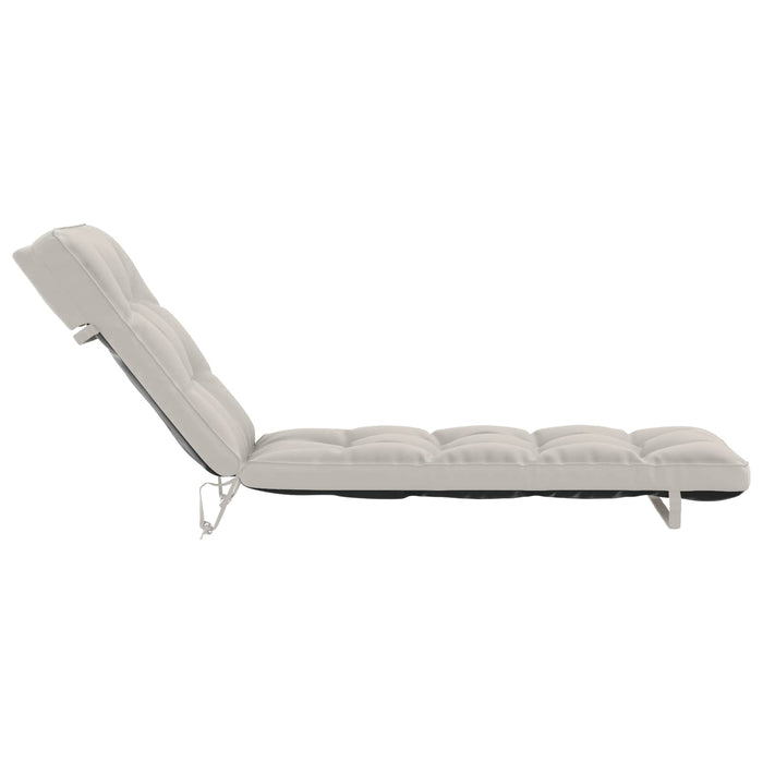 Perna pentru Șezlong VIANEN 100% Polyester Alb 200 x 60 x 8 cm WALTI