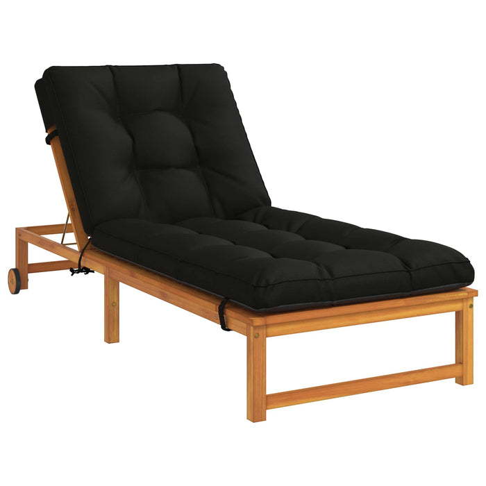 Perna pentru Șezlong VIANEN 100% Polyester Negru WALTI