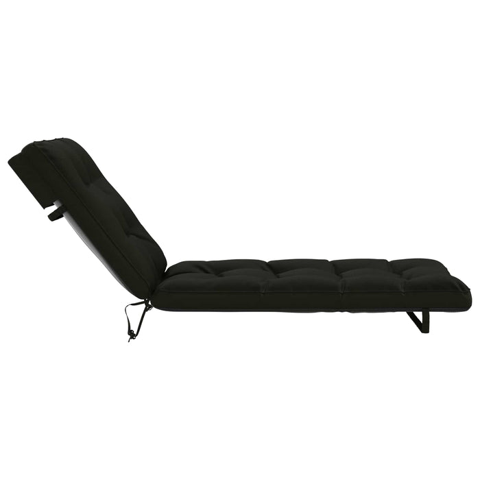 Perna pentru Șezlong VIANEN 100% Polyester Negru WALTI