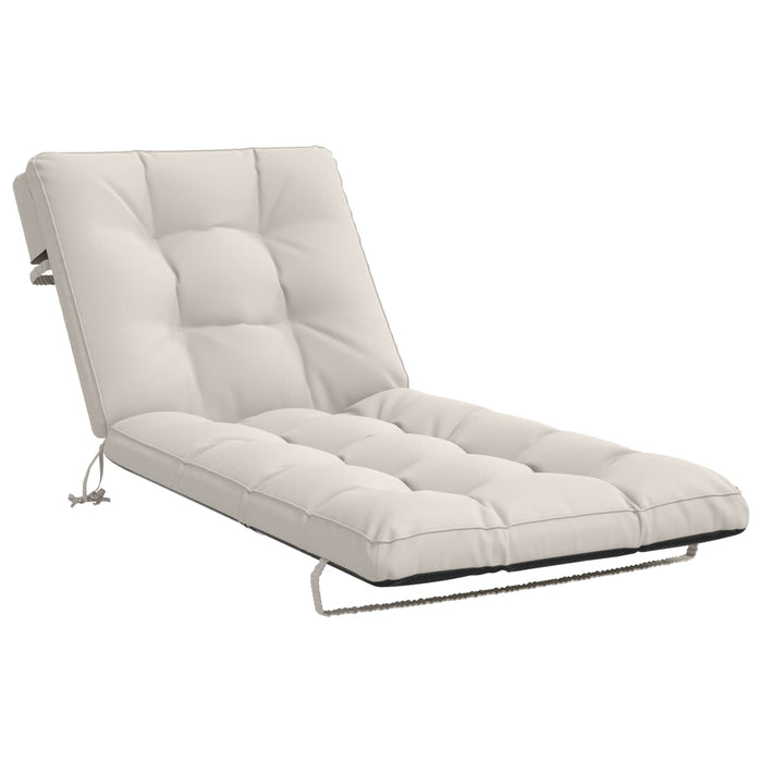 Perna pentru Șezlong VIANEN 100% Polyester Alb 200 x 80 x 8 cm WALTI