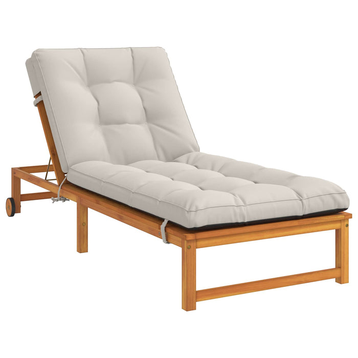 Perna pentru Șezlong VIANEN 100% Polyester Alb 200 x 80 x 8 cm WALTI