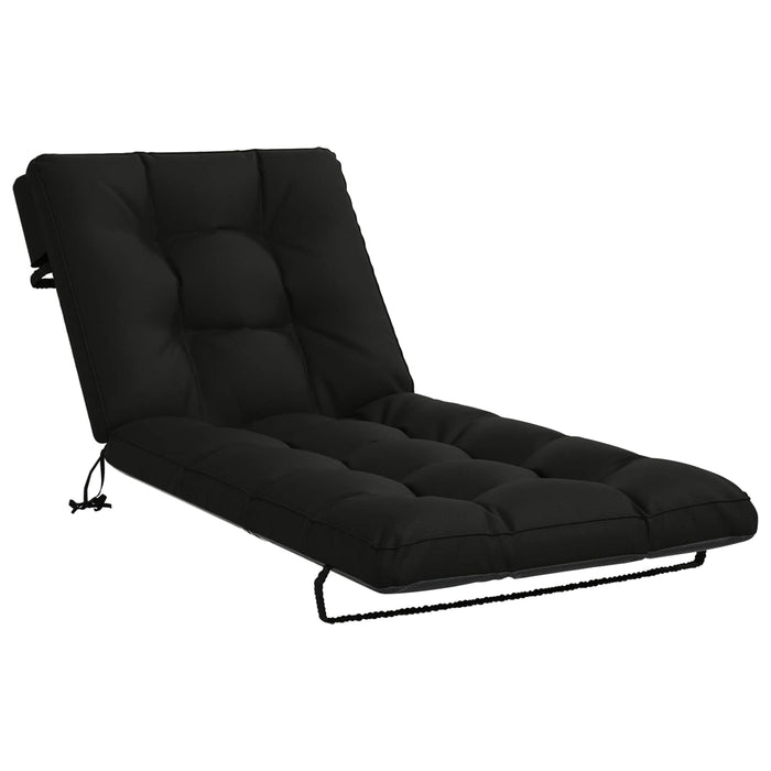 Perna pentru Șezlong VIANEN 100% Polyester Negru WALTI