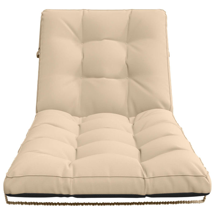 Perna pentru Șezlong VIANEN 100% Polyester Crem 200 x 80 x 8 cm WALTI