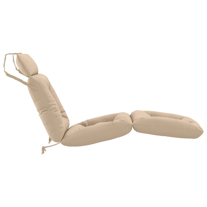 Perna pentru Șezlong VIANEN 100% Polyester Crem 200 x 50 x 8 cm WALTI
