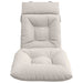 Perna pentru Șezlong VIANEN 100% Polyester Alb 200 x 60 x 8 cm - WALTI WALTI