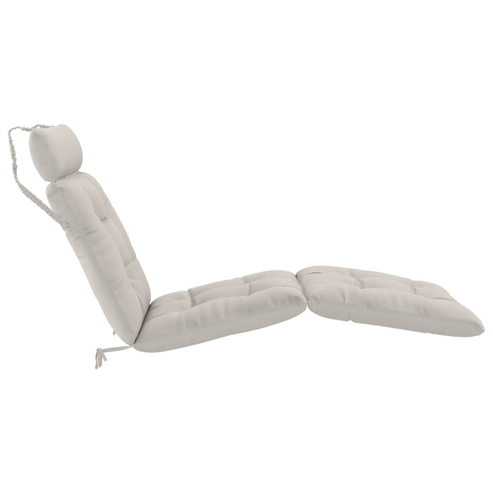 Perna pentru Șezlong VIANEN 100% Polyester Alb 200 x 90 x 8 cm WALTI