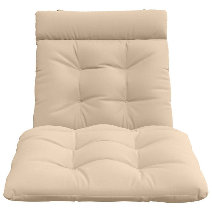 Perna pentru Șezlong VIANEN 100% Polyester Crem 200 x 90 x 8 cm WALTI