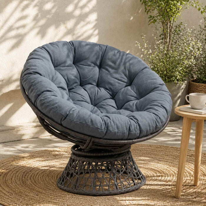 Perna pentru fotoliul Papasan VIANEN 100% Polyester albastru WALTI