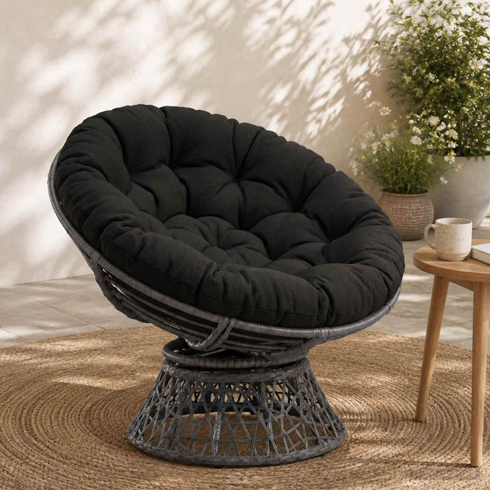 Perna pentru fotoliul Papasan VIANEN 100% Polyester Negru WALTI