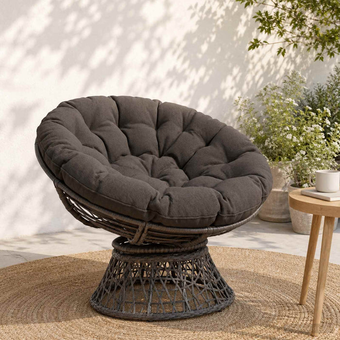 Perna pentru fotoliul Papasan VIANEN 100% Polyester Antracit WALTI