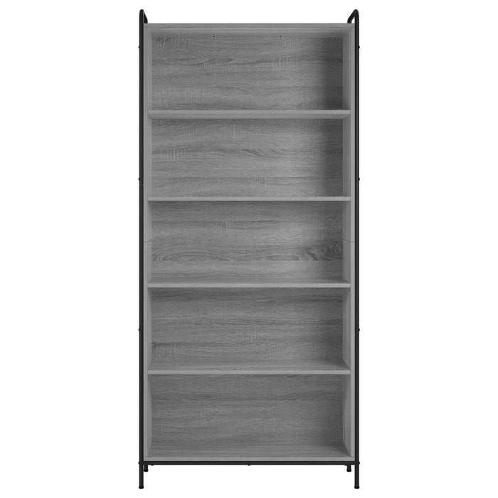 Dulap pentru cărți 55,5 x 33 x 174 cm Lemn prelucrat Sonoma gri WALTI