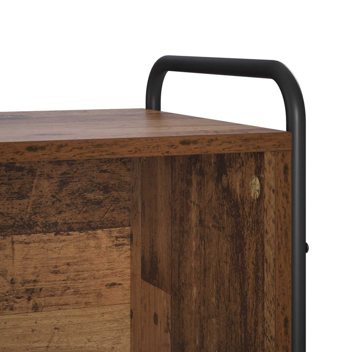 Dulap pentru cărți 55,5 x 33 x 174 cm Lemn prelucrat Lemn vechi WALTI