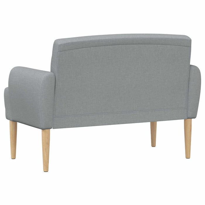 Canapea cu capitonaj butonat Gri deschis 116 x 67 x 80 cm WALTI