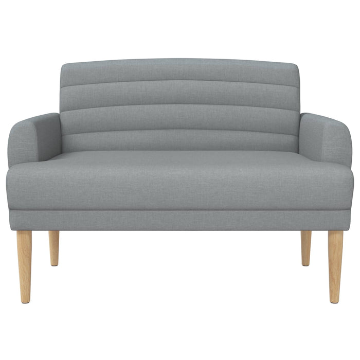Canapea cu capitonaj butonat Gri deschis 116 x 67 x 80 cm WALTI