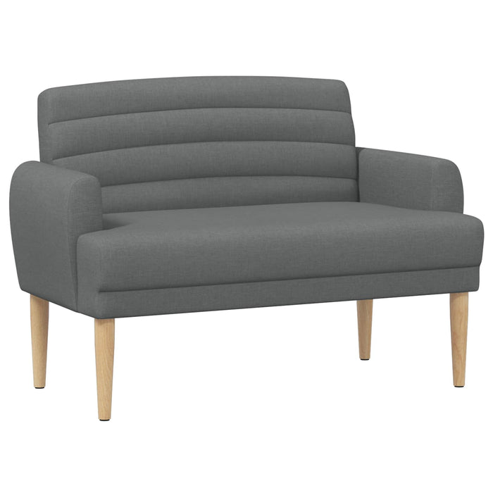 Canapea cu capitonaj butonat Gri închis 116 x 67 x 80 cm WALTI