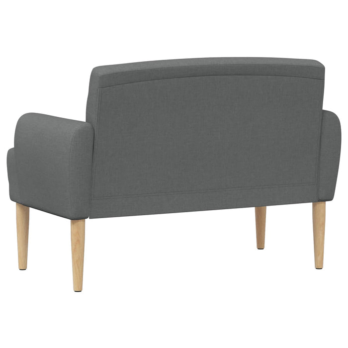 Canapea cu capitonaj butonat Gri închis 116 x 67 x 80 cm WALTI
