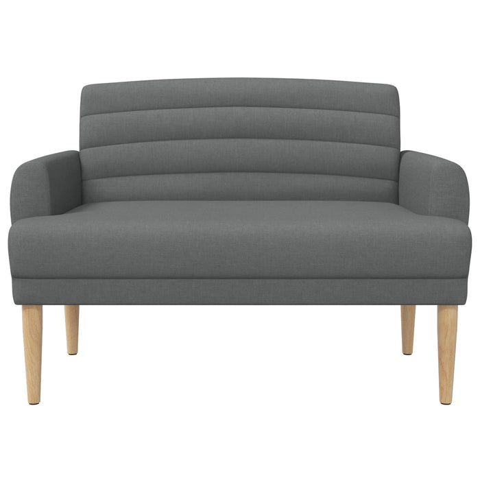 Canapea cu capitonaj butonat Gri închis 116 x 67 x 80 cm WALTI