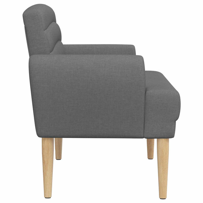 Canapea cu capitonaj butonat Gri închis 116 x 67 x 80 cm WALTI