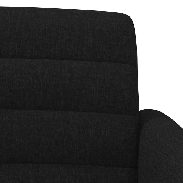 Canapea cu capitonaj butonat Negru 116 x 67 x 80 cm Țesătură WALTI