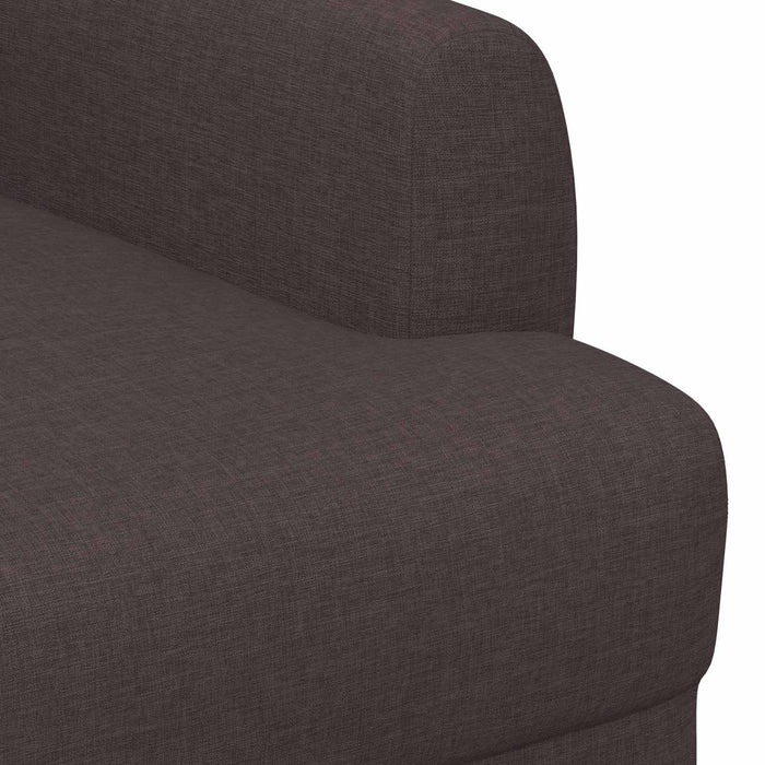 Canapea cu capitonaj butonat Maro închis 116 x 67 x 80 cm WALTI