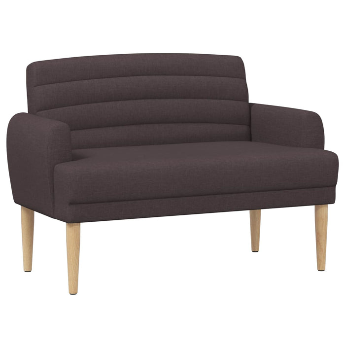 Canapea cu capitonaj butonat Maro închis 116 x 67 x 80 cm WALTI