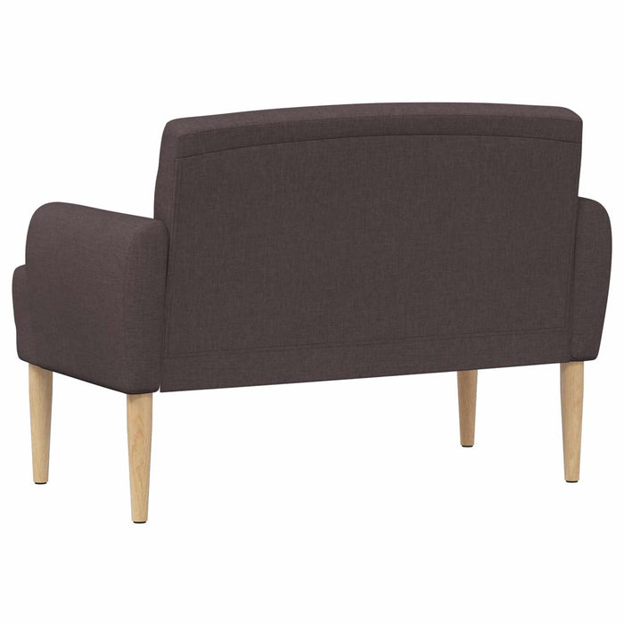Canapea cu capitonaj butonat Maro închis 116 x 67 x 80 cm WALTI