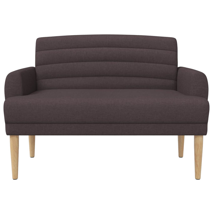 Canapea cu capitonaj butonat Maro închis 116 x 67 x 80 cm WALTI