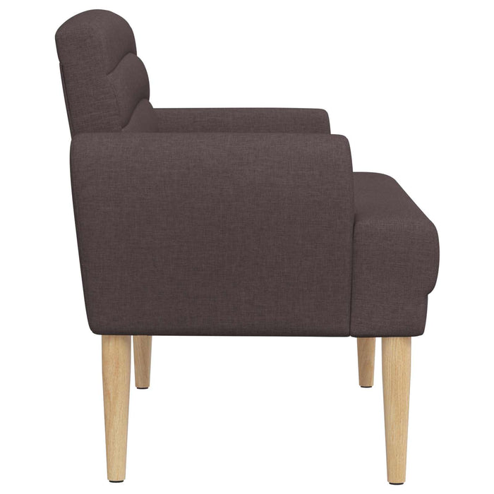 Canapea cu capitonaj butonat Maro închis 116 x 67 x 80 cm WALTI