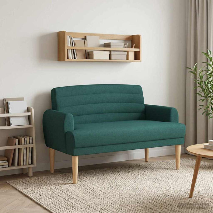 Canapea cu capitonaj butonat Verde închis 116 x 67 x 80 cm WALTI