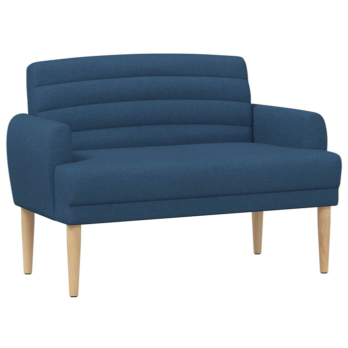 Canapea cu capitonaj butonat albastru 116 x 67 x 80 cm Țesătură WALTI