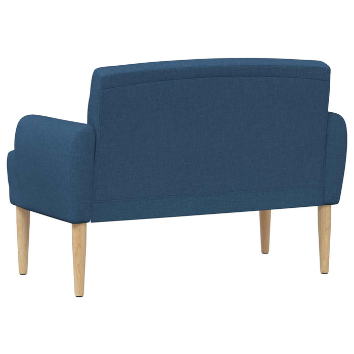 Canapea cu capitonaj butonat albastru 116 x 67 x 80 cm Țesătură WALTI