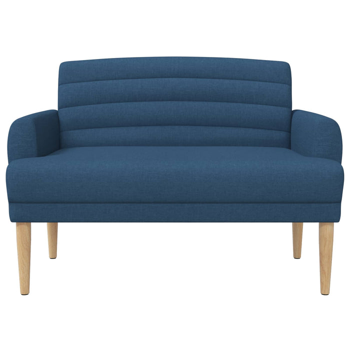 Canapea cu capitonaj butonat albastru 116 x 67 x 80 cm Țesătură WALTI