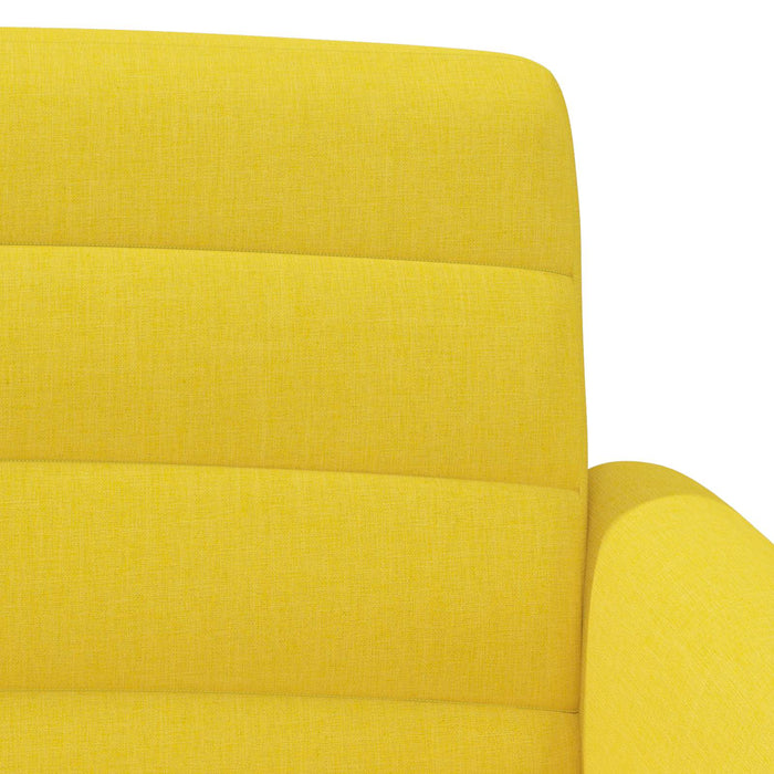 Canapea cu capitonaj butonat Galben Deschis 116 x 67 x 80 cm WALTI