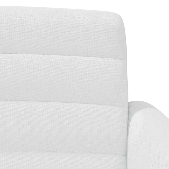 Canapea cu capitonaj butonat Alb 116 x 67 x 80 cm Țesătură WALTI