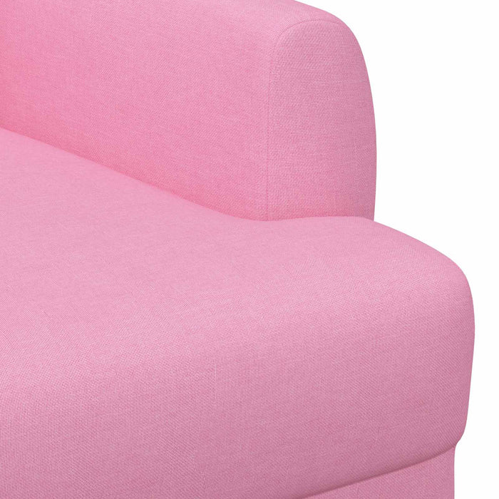 Canapea cu capitonaj butonat Roz 116 x 67 x 80 cm Țesătură WALTI