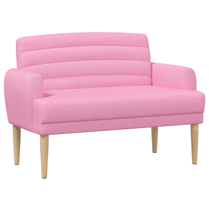 Canapea cu capitonaj butonat Roz 116 x 67 x 80 cm Țesătură WALTI