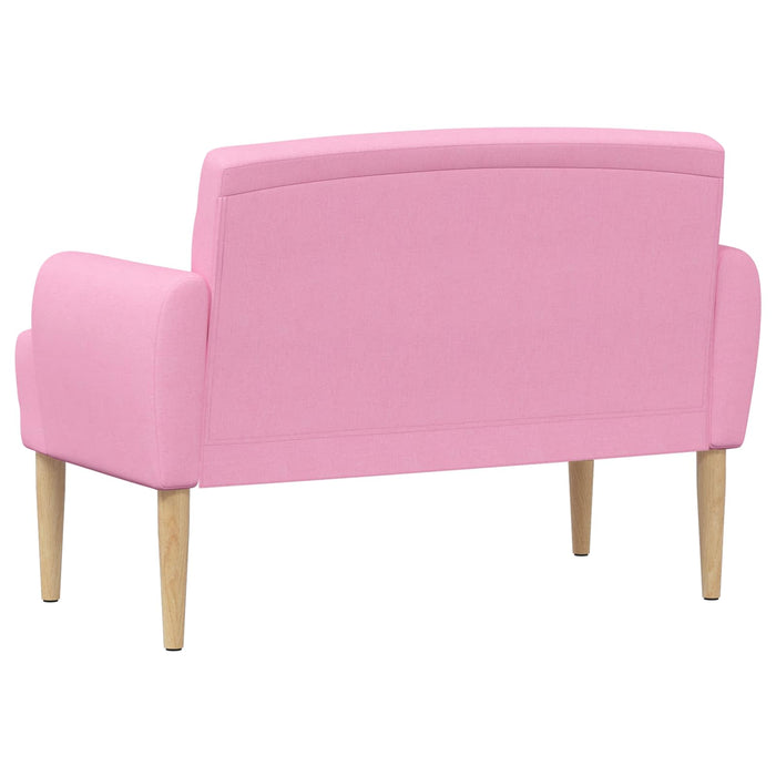 Canapea cu capitonaj butonat Roz 116 x 67 x 80 cm Țesătură WALTI