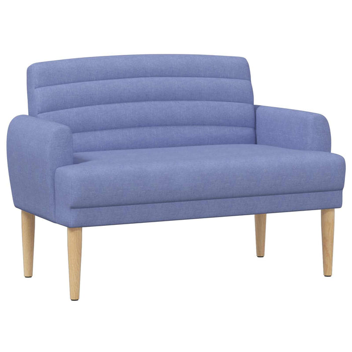 Canapea cu capitonaj butonat Albastru Jeans 116 x 67 x 80 cm WALTI